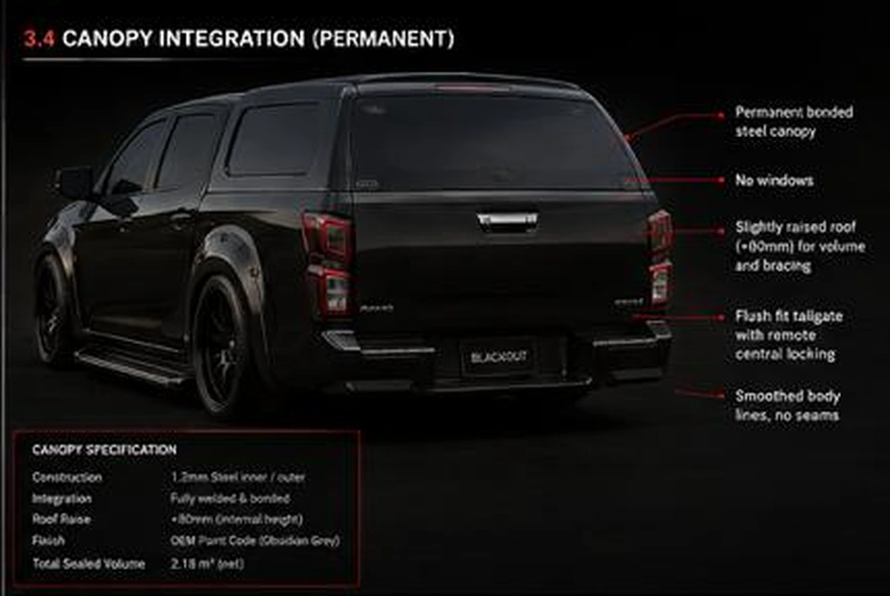 Permanent canopy engineering concept