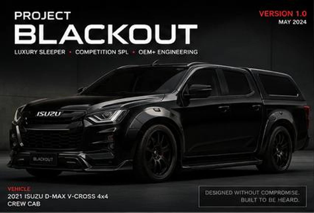 Front three-quarter BLACKOUT concept
